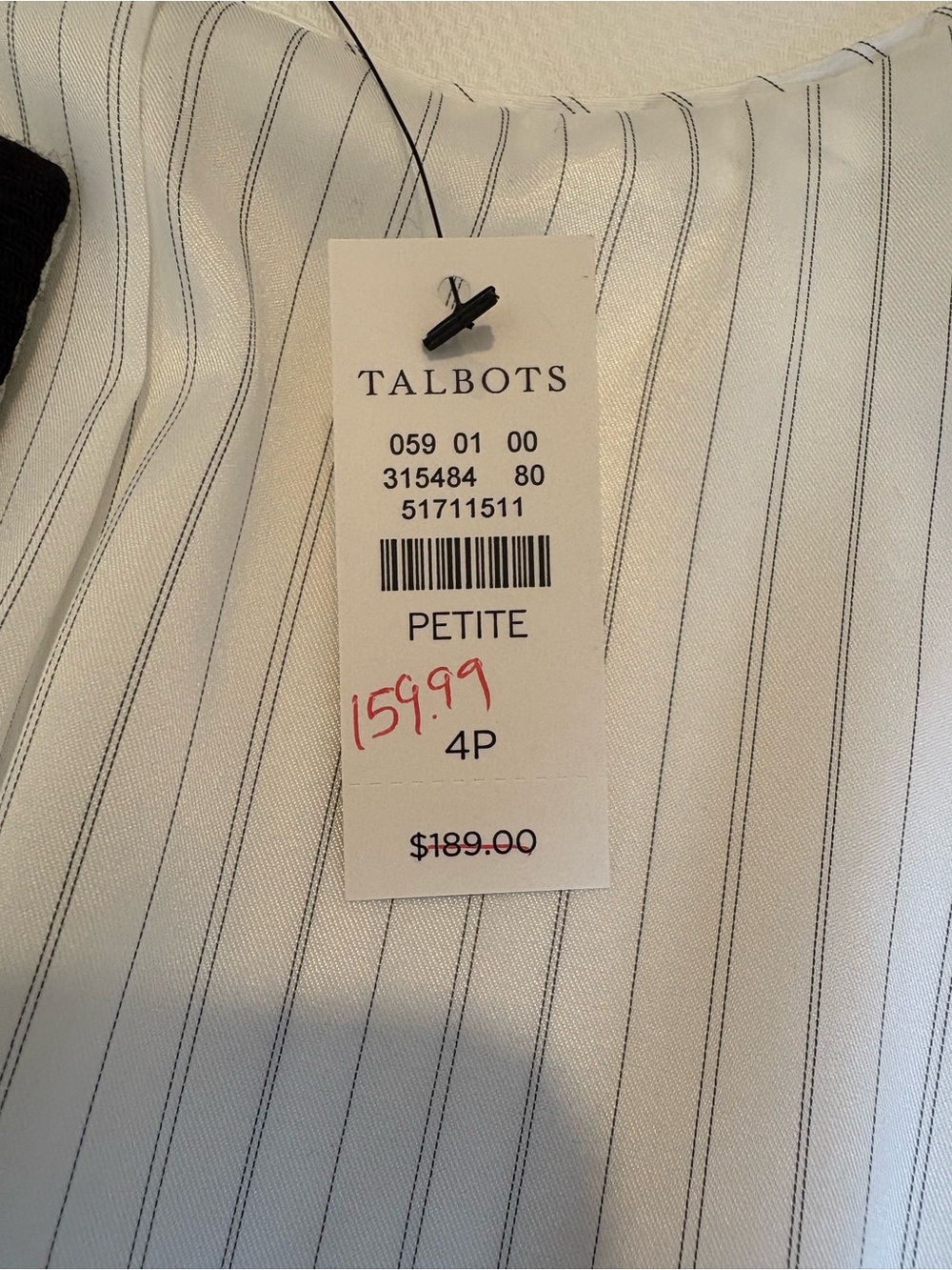 NWT Talbots Textured Color-block Jacket - Picture 14 of 14